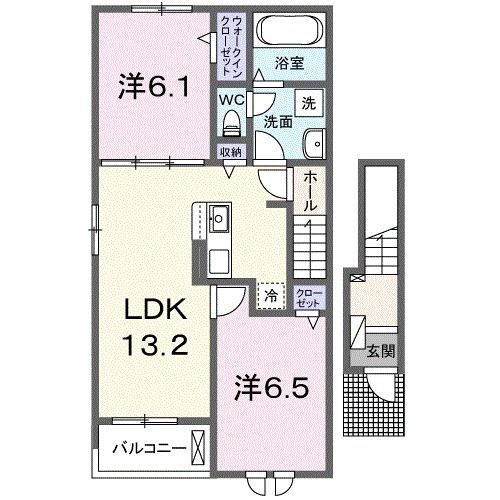 サンセットコースト壱番館の間取り