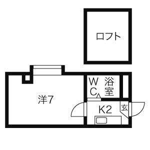 札幌市中央区南八条西のマンションの間取り