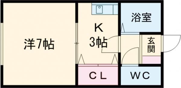 ハイツ愛里須の間取り