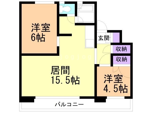 メープルバウム　１棟の間取り