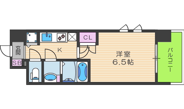 エスキュート梅田東の間取り