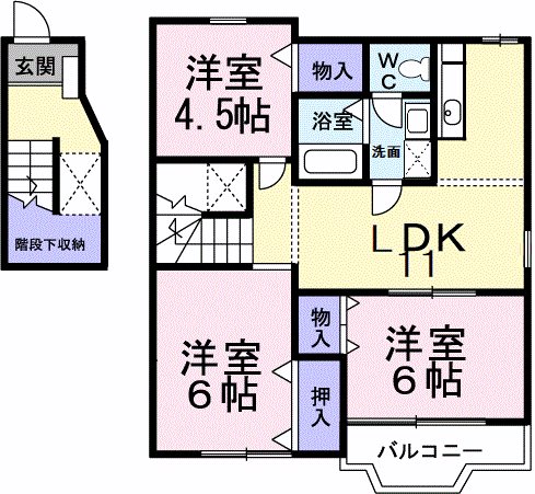 レアレアＫIIの間取り