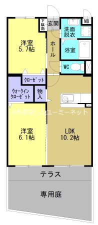 アウル石谷の間取り