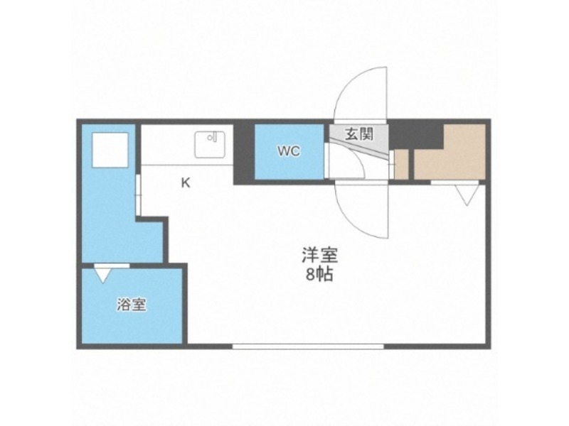 クローバー円山鳥居前の間取り