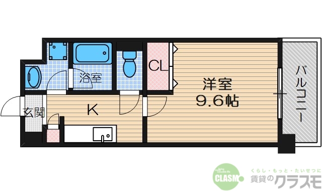 箕面市小野原東のマンションの間取り