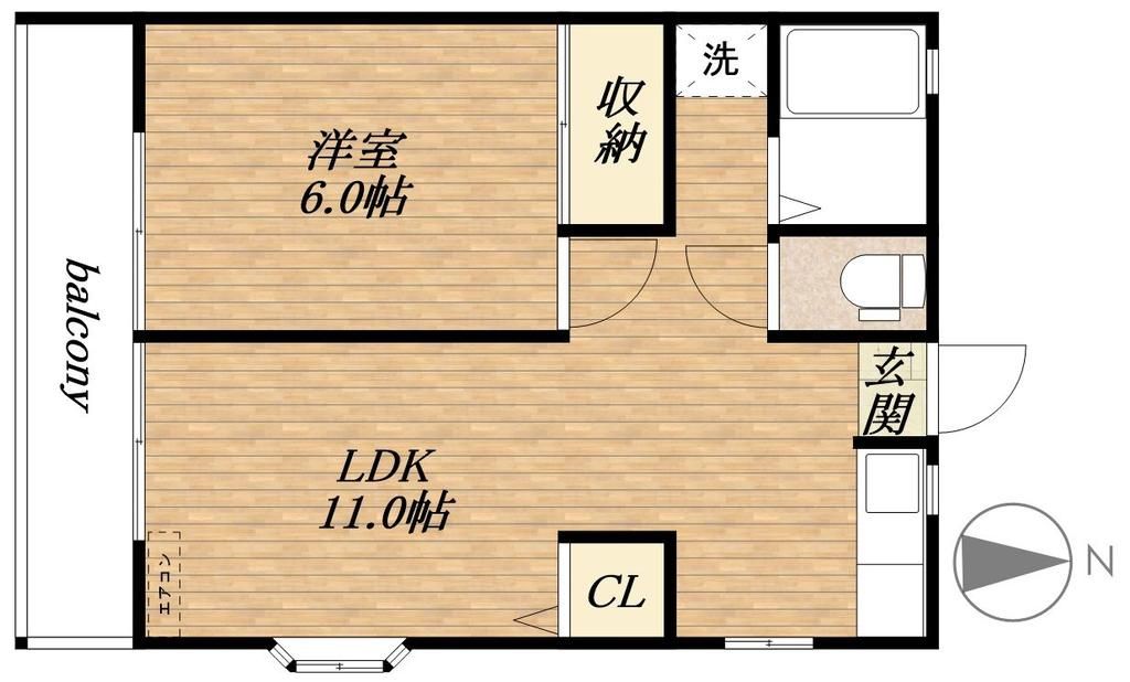 ビバ久が原の間取り