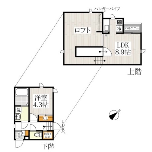 CB唐原コフレの間取り