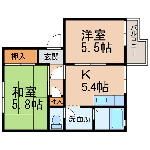 タウニィ山村の間取り