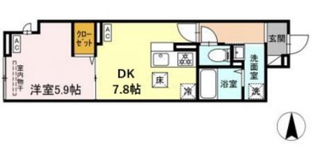 ルリアン千住緑町の間取り