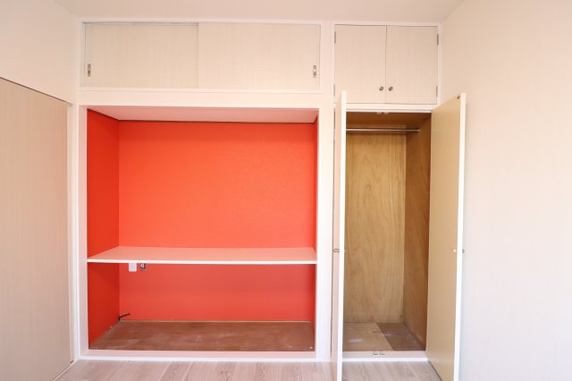 収納　一番収納が豊富なお部屋です。
