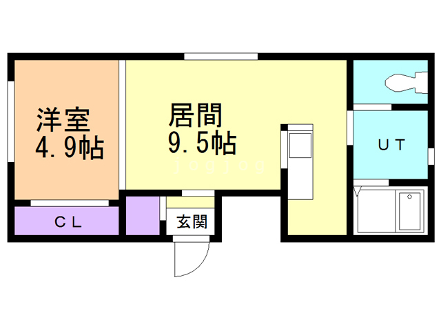 クレイパレス中の島の間取り