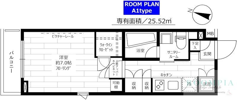 ステージグランデ世田谷上野毛アジールコートの間取り