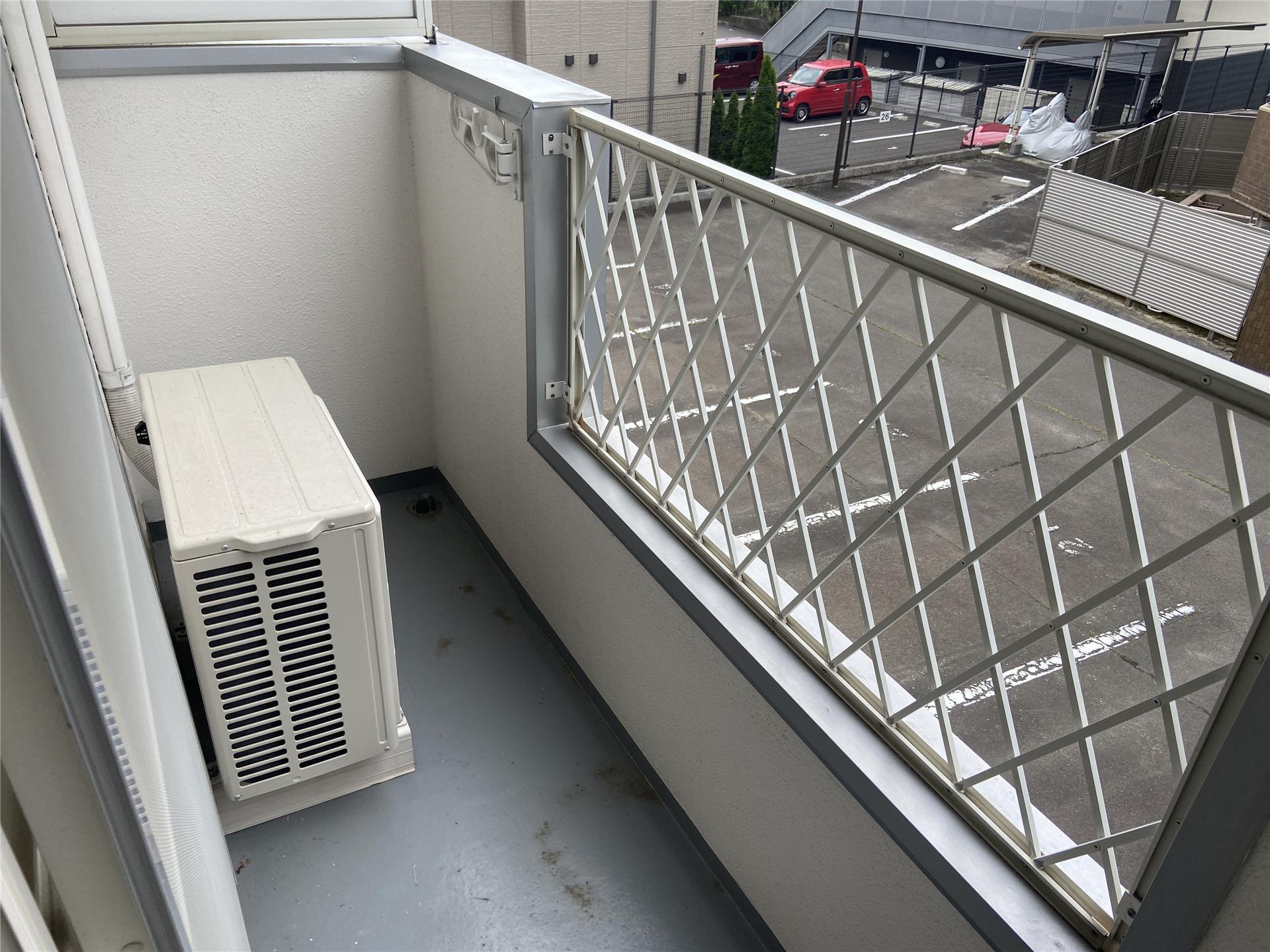 バルコニー　洗濯物が干せるベランダです