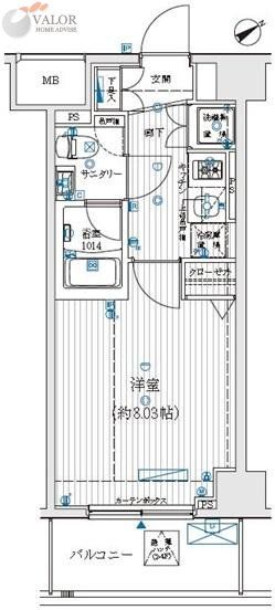 葛飾区白鳥のマンションの間取り