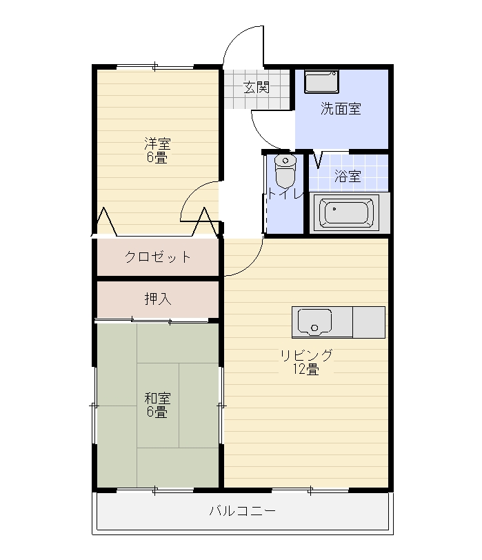 WINDOM彩華の間取り