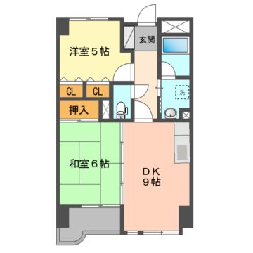 盛岡市本町通のマンションの間取り