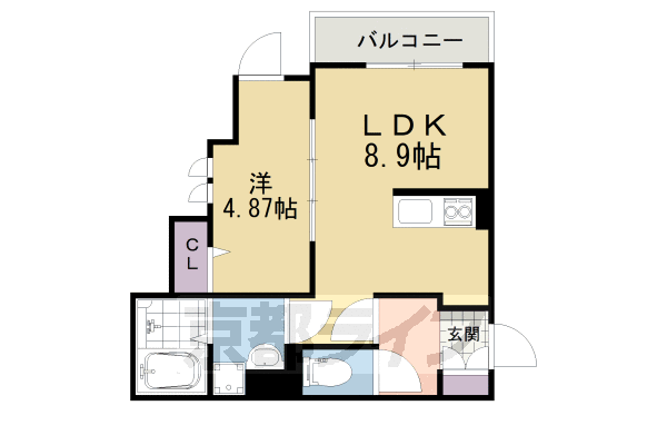 ル　シエル　クレール　サクラの間取り