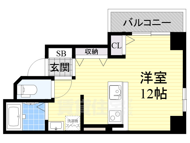 P・Sマンション中加賀屋の間取り