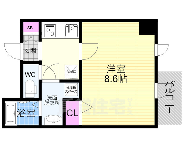 DCガーデン京都西の間取り