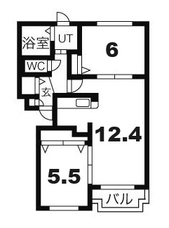 サテライトターミナル B棟の間取り