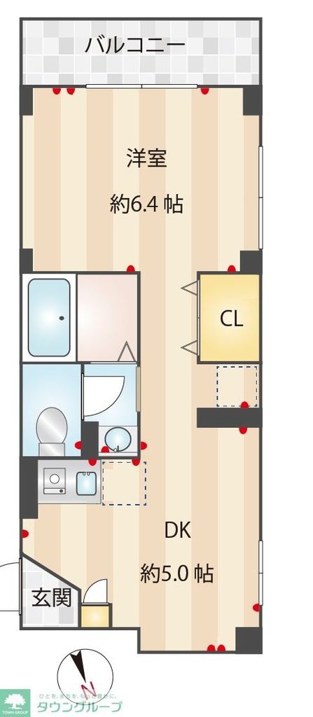 スカイプラザ信濃町の間取り