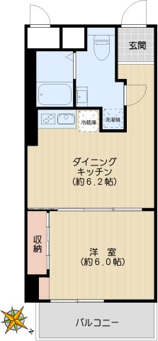 東建小石川マンションの間取り