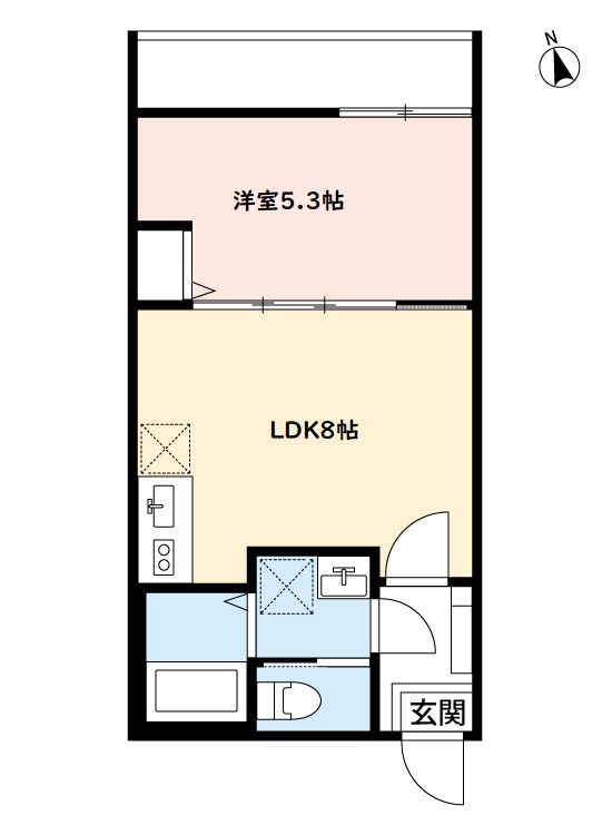 Crecia岩槻B棟の間取り