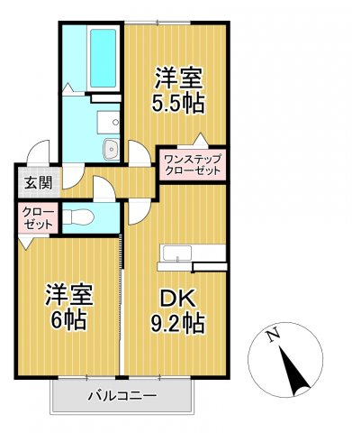 Stay　Goldの間取り