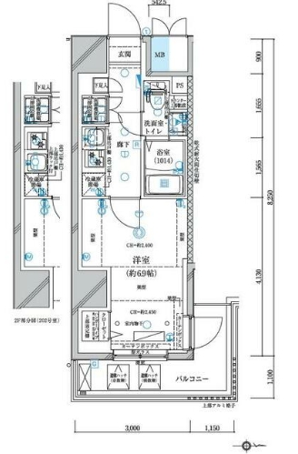 CREST TAPP川崎WESTの間取り