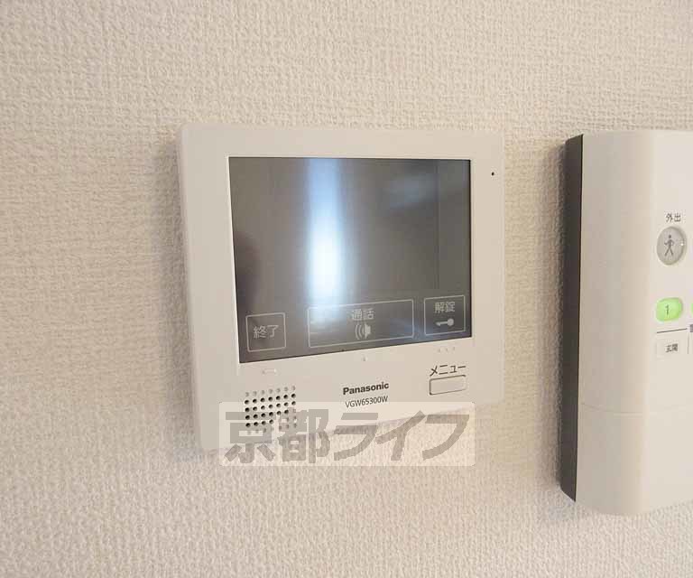 セキュリティ　モニター付きで安心です