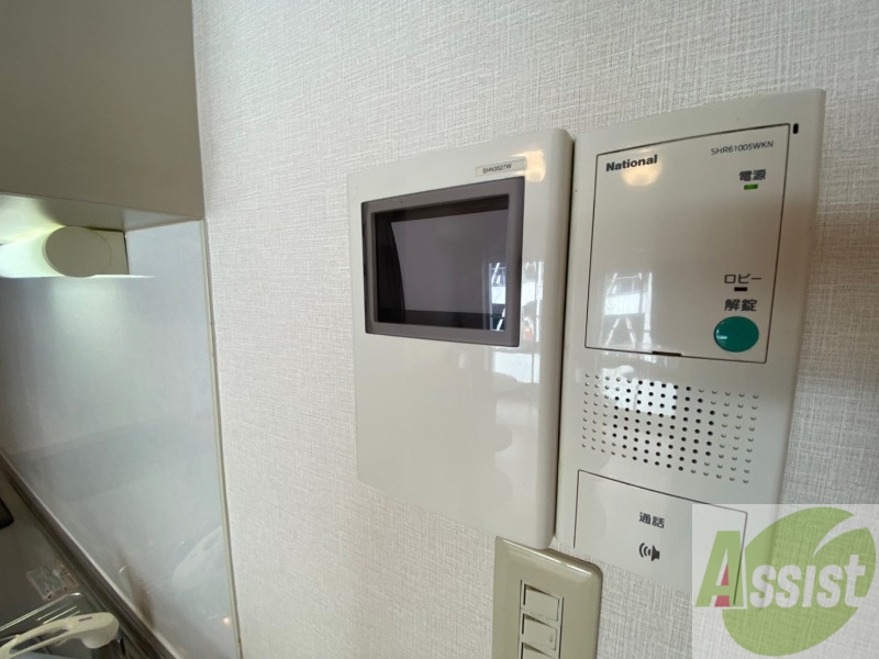 セキュリティ　モニター付きインターホンでセキュリティも安心です！