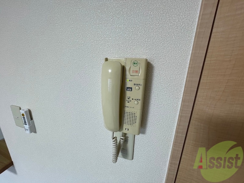 セキュリティ　インターホンは通話ができるので急な訪問があっても安心です