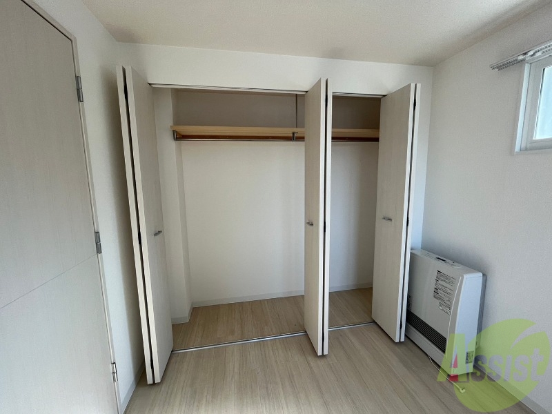 収納　収納を開けてみました！たくさん入りそうですね～