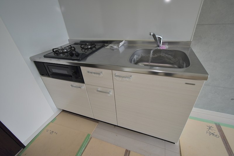 キッチン　建築中