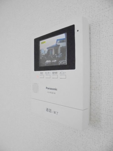 セキュリティ　モニター付きインターホンです