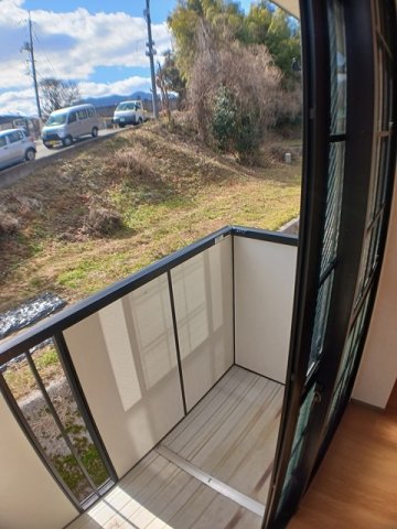 バルコニー　落ち着いた時間を過ごせるバルコニーです