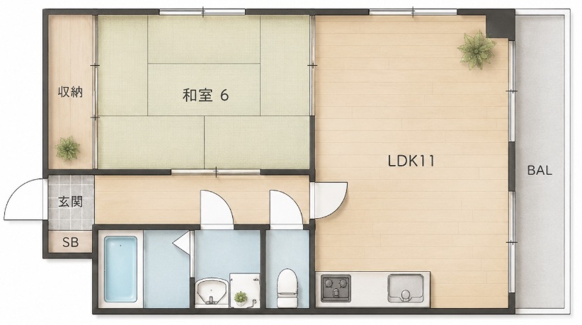 1LDK Mansion in Nada-ku, Kobe, Hyogo — photo 2 of 3