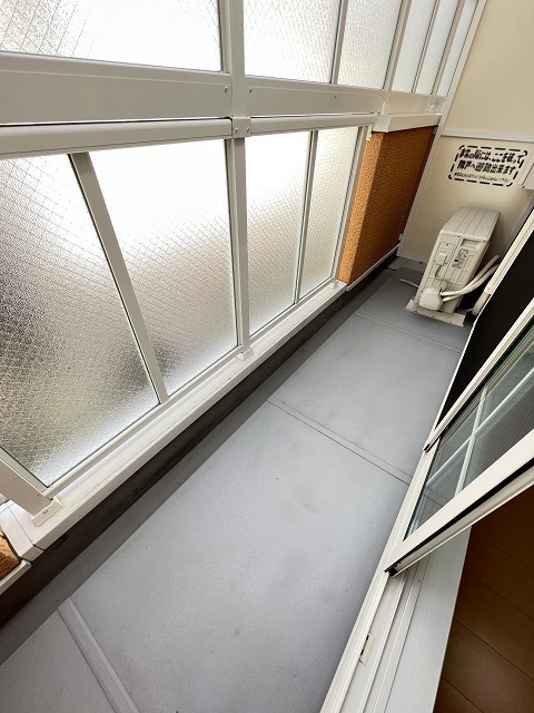 バルコニー　広々としたバルコニーです