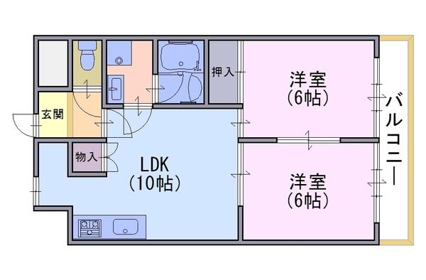 シェモア19の間取り写真