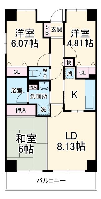 アーバンパーク市ヶ尾の間取り写真