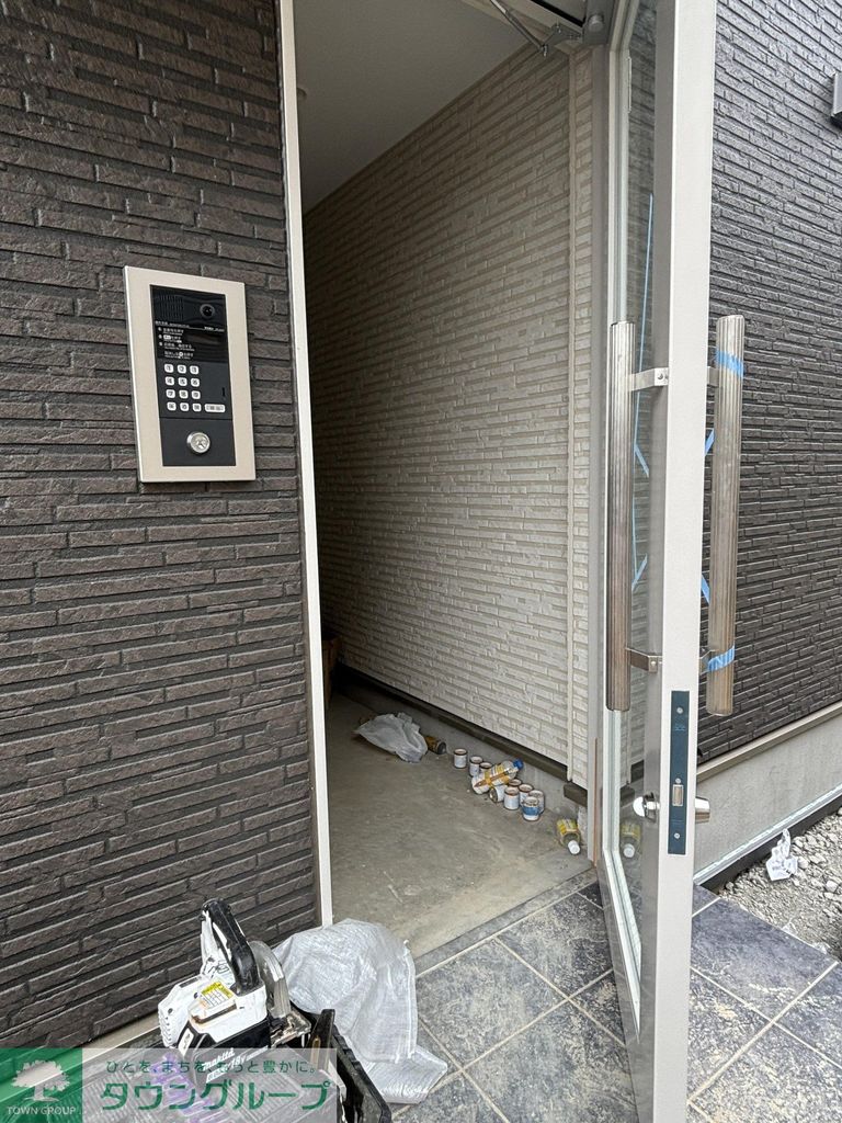 エントランス　建築中です
