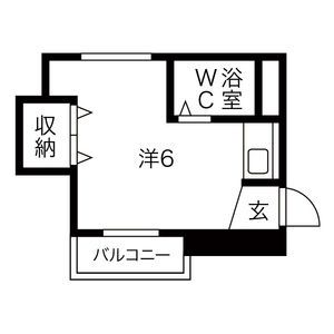 鶴田マンションの間取り写真