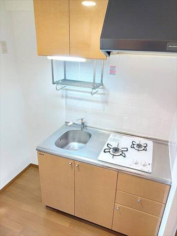 ＪＲ山手線 目黒駅 徒歩11分 12階建 築27年のキッチン写真