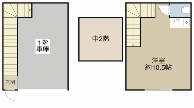 京阪本線 萱島駅 徒歩31分 2階建 築3年の間取り写真