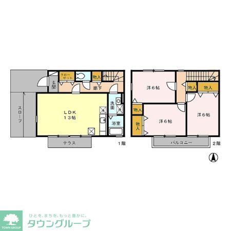 グリーンヴィレッジ FGHの間取り写真