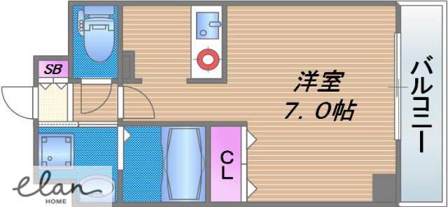 リヴシティ深江橋の間取り写真