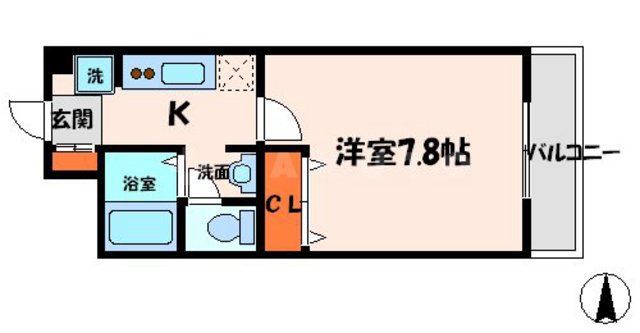 コンフォール深田の間取り写真