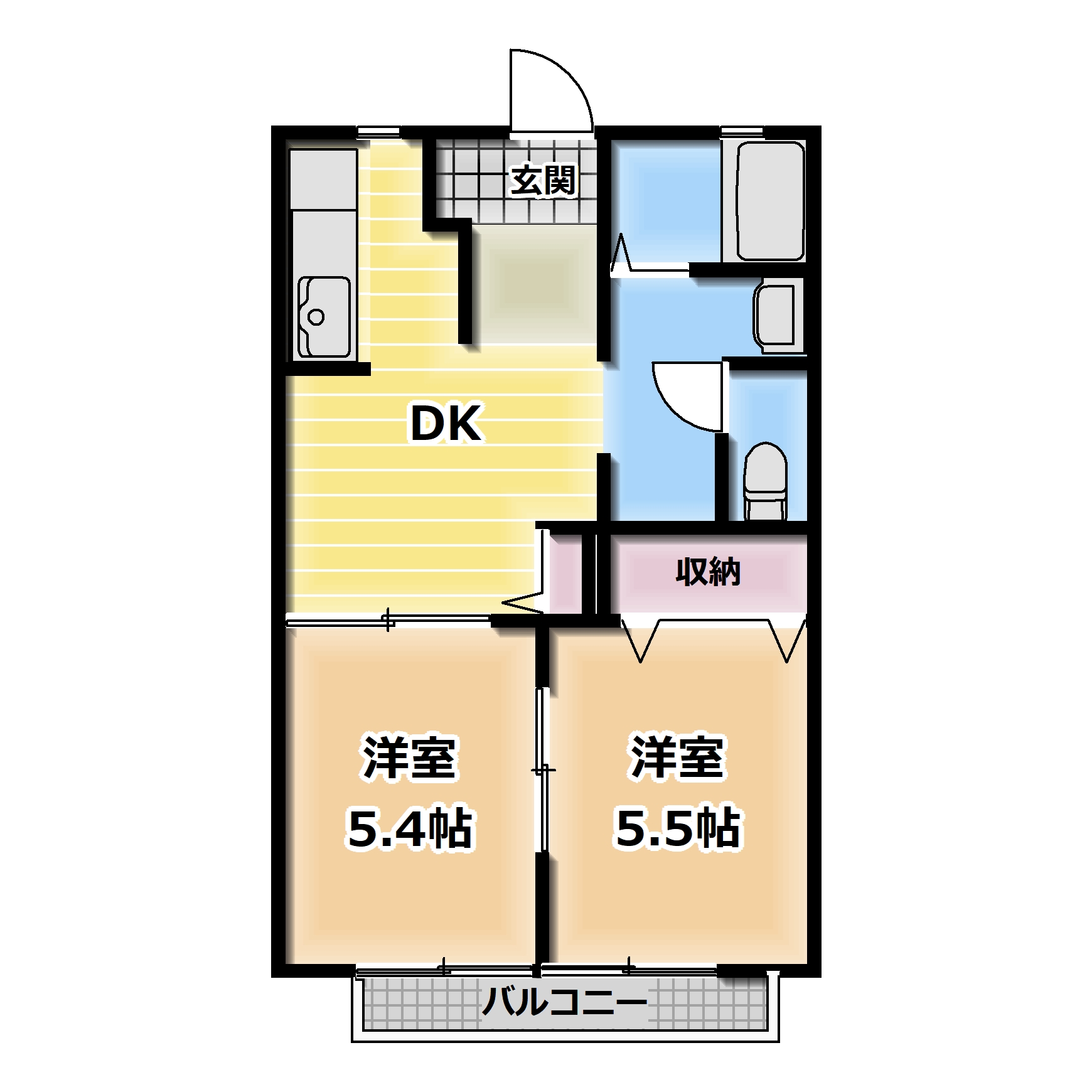 フロントファームの間取り