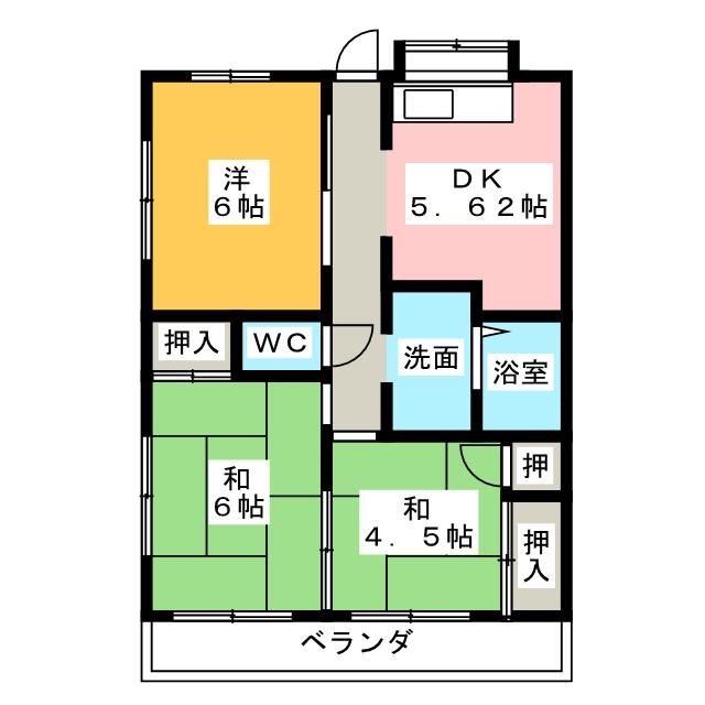 ヤマモトレンタルマンションの間取り