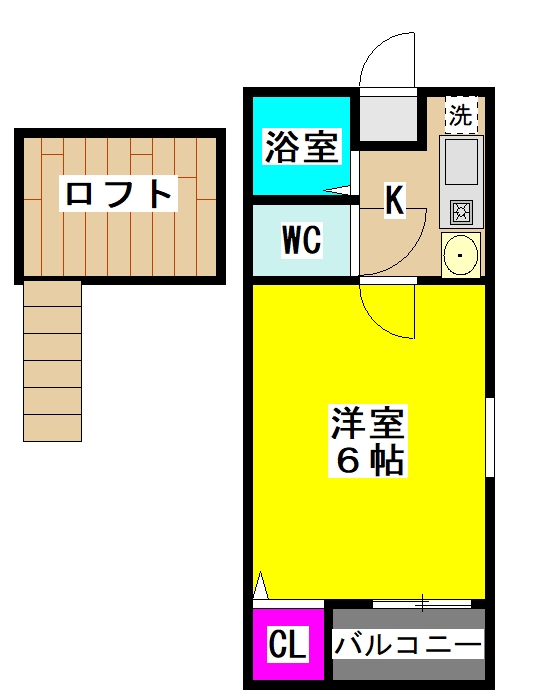 ピカソ若葉の間取り